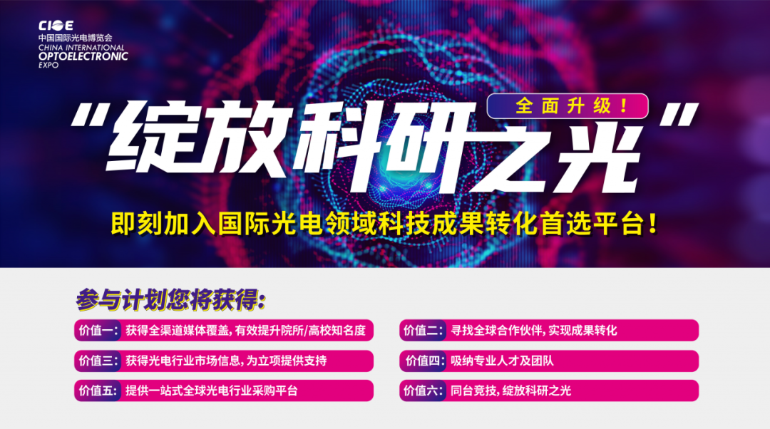 cioe·中国国际光电博览会邀请函